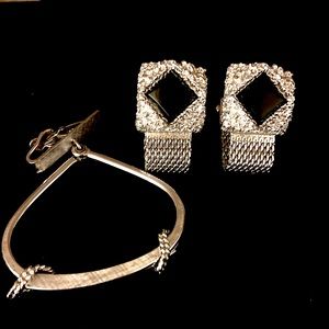Swank Tie Loop & Cuff Links